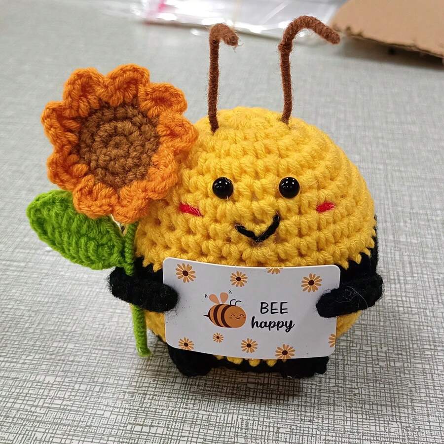 Handmade Crocheted Bee Decoration