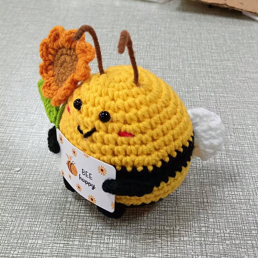 Handmade Crocheted Bee Decoration